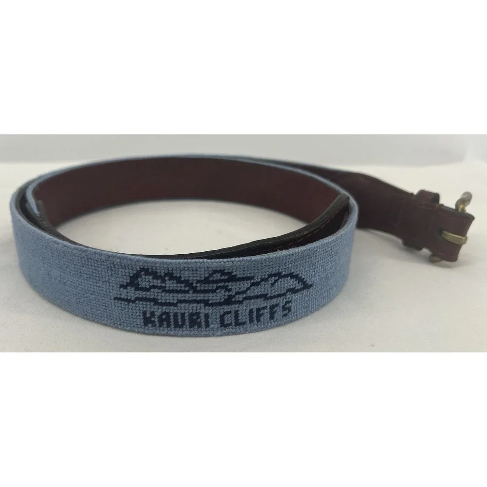 Smathers Branson Kauri Cliffs Golf Course Needlepoint Size 38 New Zealand